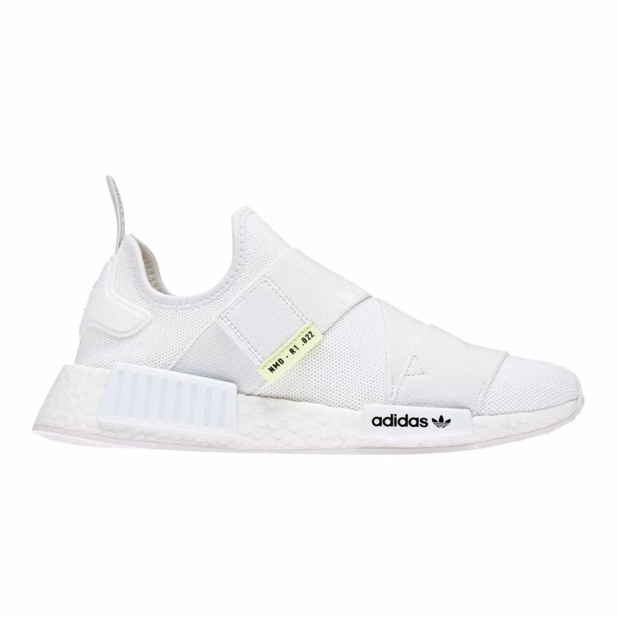 Shoes * | Adidas Women'S Nmd_R1 Boost Shoes Sneakers Laceless Ftwrwhite/Ftwrwhite