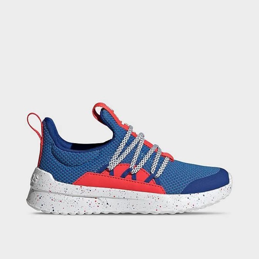 Kids * | Little Kids' Adidas Lite Racer Adapt 5.0 Stretch Lace Casual Shoes Bright Royal/Cloud White/Bright Red Ig2492P 400