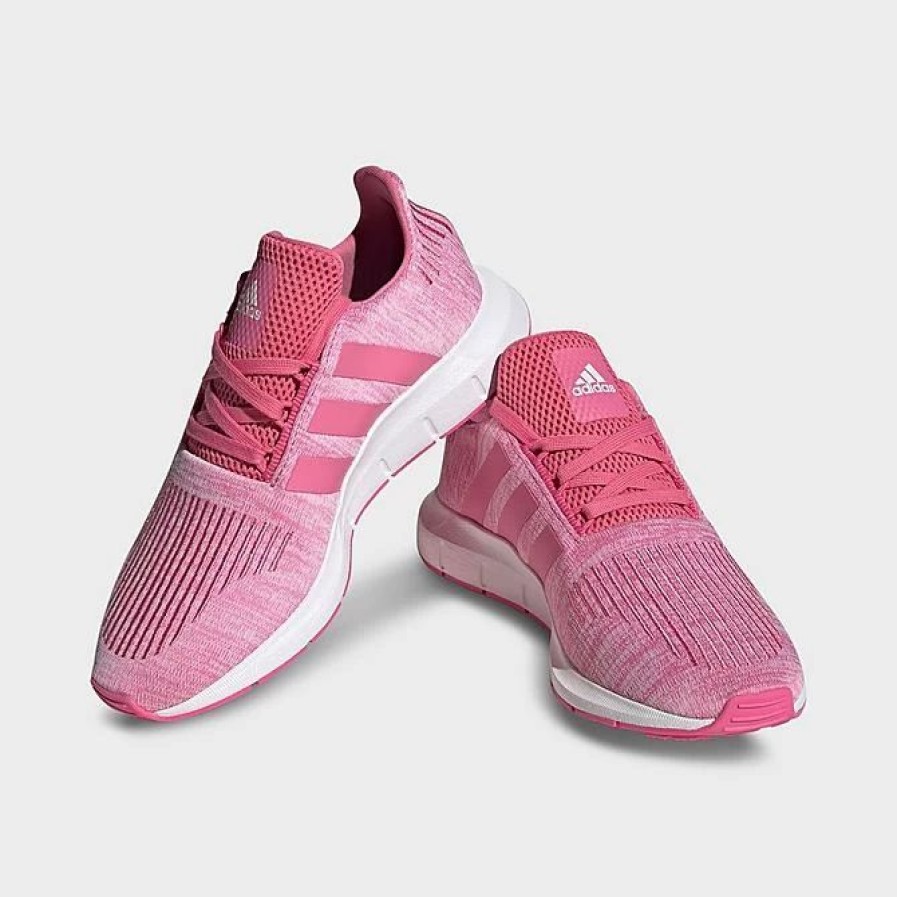 Kids * | Big Kids' Adidas Swift Run 1.0 Casual Shoes Pink Fusion/Pink Fusion/White If2973 660