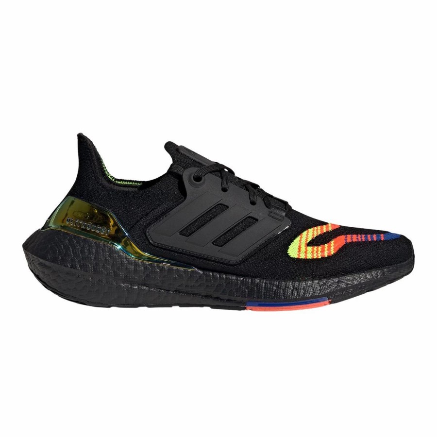 Shoes * | Adidas Men'S Ultra Boost 22 Running Shoes Cblack/Cblack/Poblue