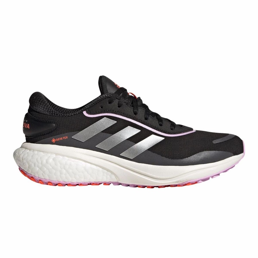 Shoes * | Adidas Women'S Supernova Gore-Tex Running Shoes Black/Silver