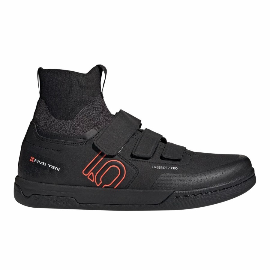 Shoes * | Adidas Men'S Five Ten Freerider Pro Mid Training Shoes Core Black/Solar Red/Grey Three