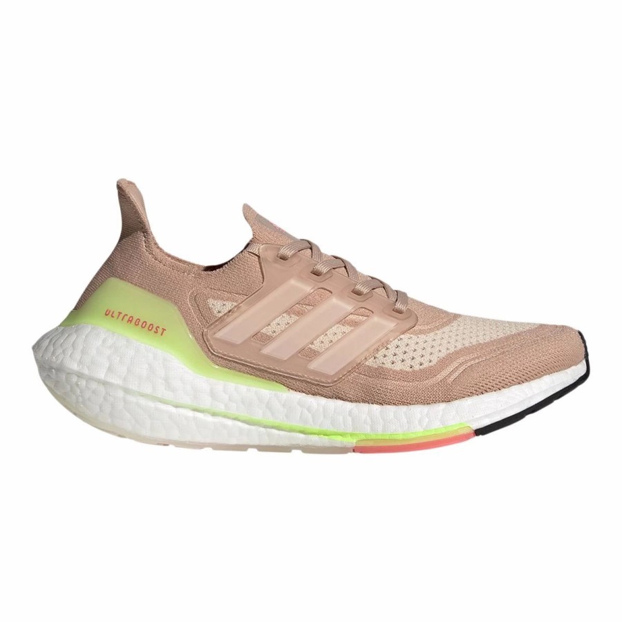 Shoes * | Adidas Women'S Ultraboost 21 Running Shoes Pearl/White/Ivory