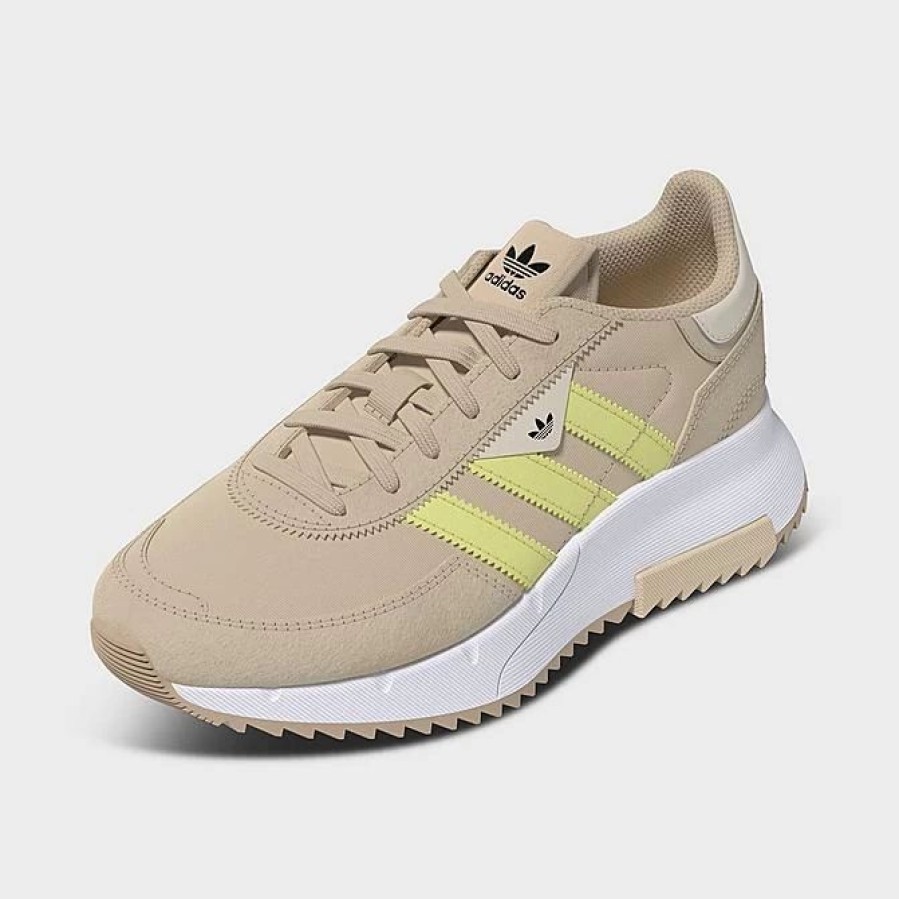 Kids * | Big Kids' Adidas Originals Retropy F2 Casual Shoes Sand Strata/Pulse Yellow/White Ig5128 270