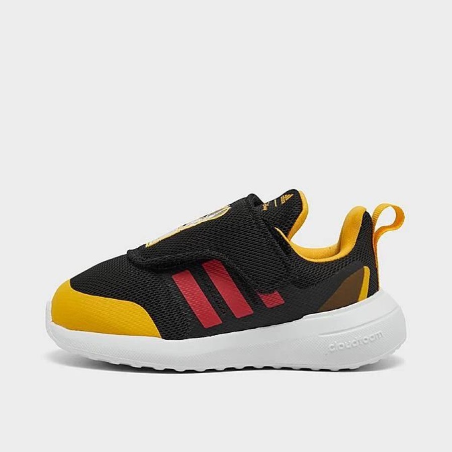 Kids * | Kids' Toddler Adidas Fortarun X Disney Mickey Mouse Casual Shoes Black/Better Scarlet/Bold Gold Ig7166 001