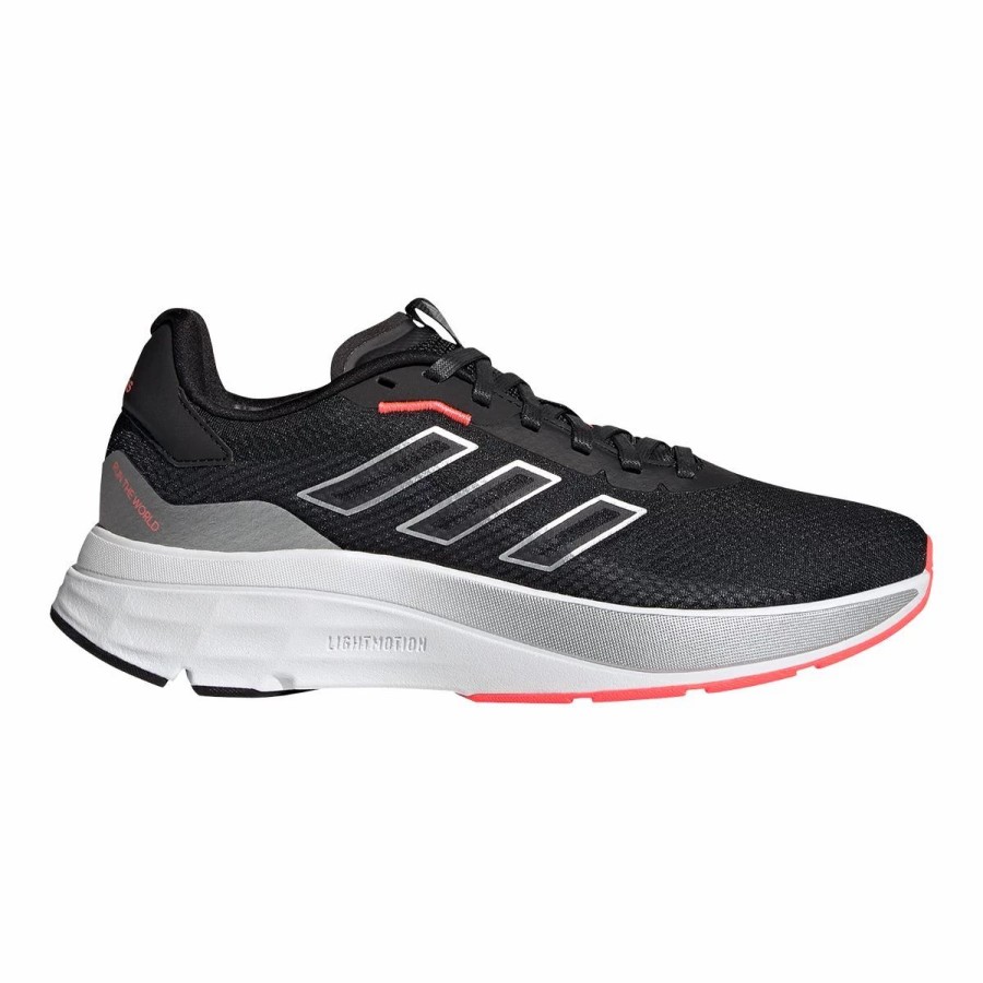 Shoes * | Adidas Women'S Speedmotion Running Shoes Athletic Lightweight Cblack/Msilve/Turbo