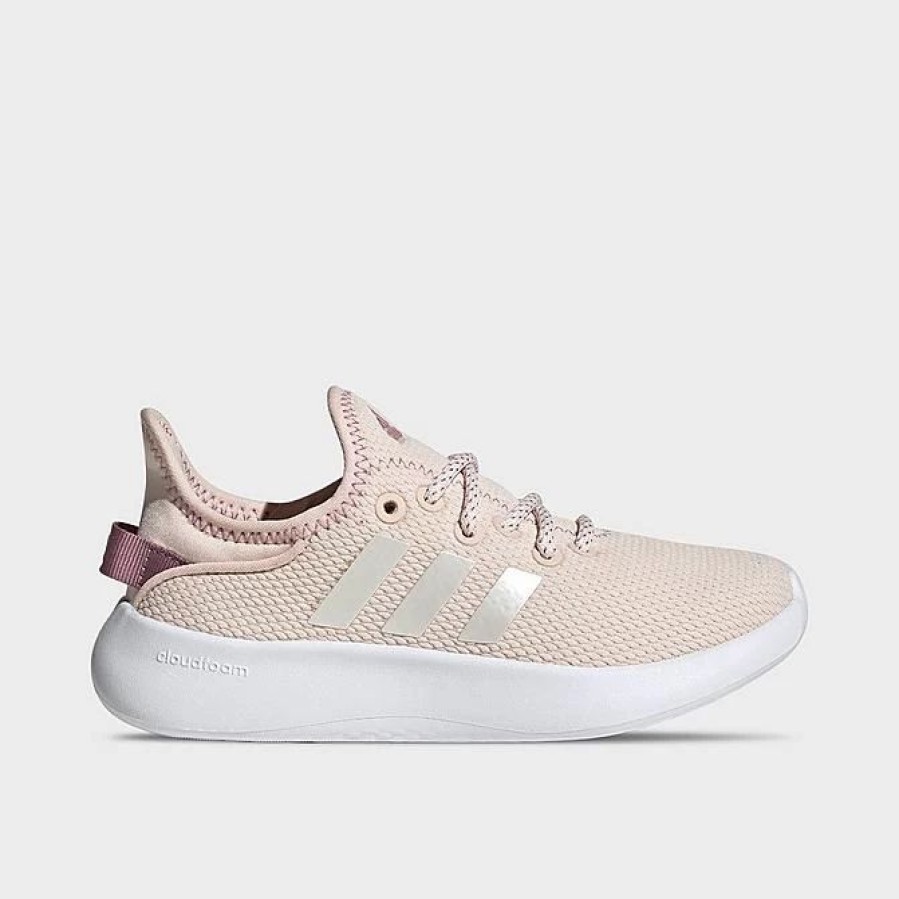 Kids * | Big Kids' Adidas Cloudfoam Pure Spw Casual Shoes Wonder Quartz/Zero Metallic/Wonder Orchid Ig2423 680