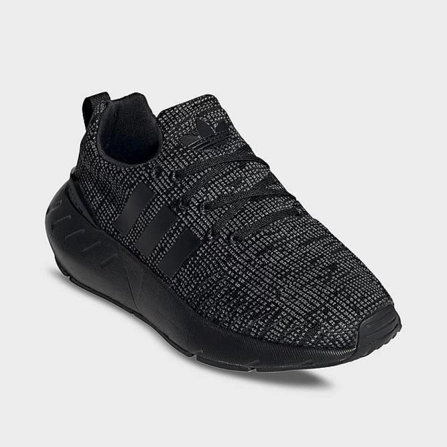 Kids * | Big Kids' Adidas Originals Swift Run 22 Casual Shoes Black/Grey/White Gw8166 001