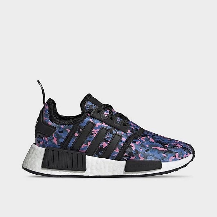 Kids * | Girls' Big Kids' Adidas Originals Nmd R1 Casual Shoes Core Black/Cloud White/Core Black Hq6183 001