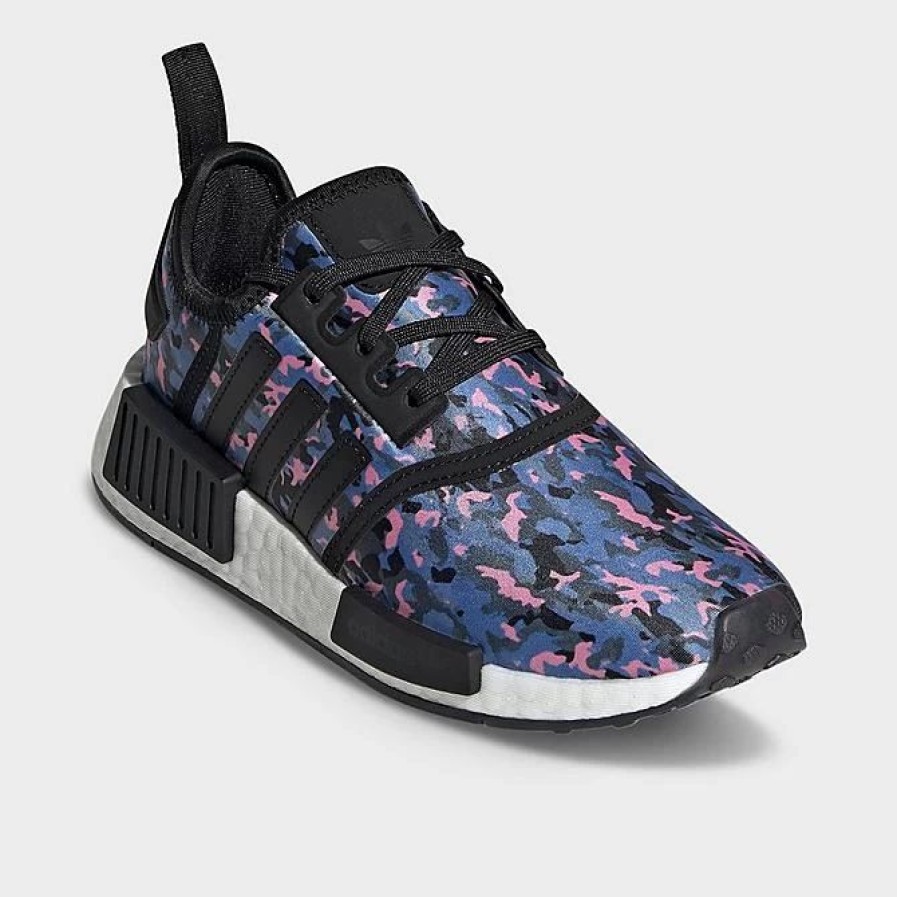 Kids * | Girls' Big Kids' Adidas Originals Nmd R1 Casual Shoes Core Black/Cloud White/Core Black Hq6183 001