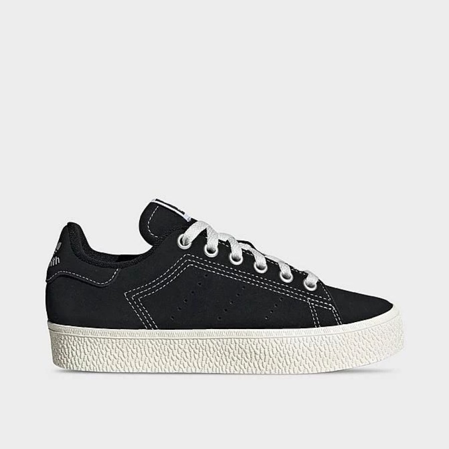 Kids * | Big Kids' Adidas Originals Stan Smith Cs Casual Shoes Black/White/Gum Ie7587 001