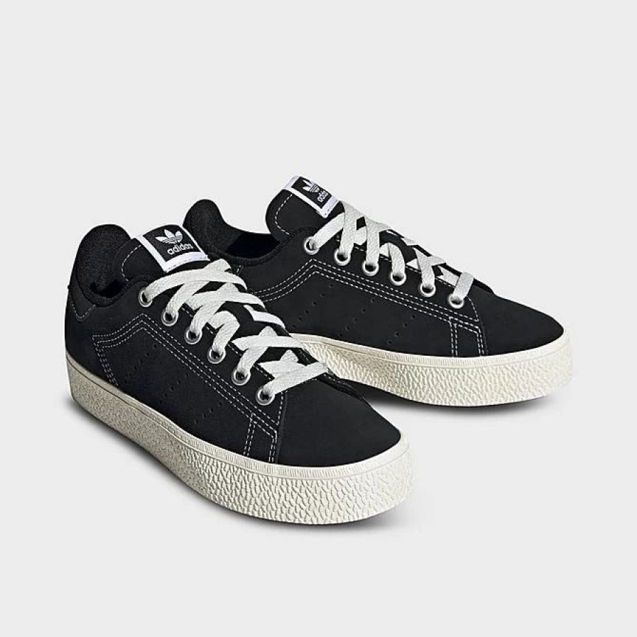 Kids * | Big Kids' Adidas Originals Stan Smith Cs Casual Shoes Black/White/Gum Ie7587 001