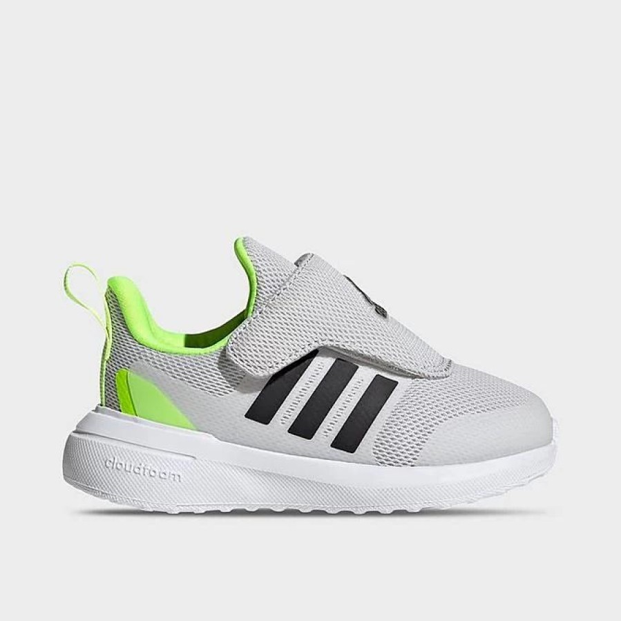 Kids * | Kids' Toddler Adidas Fortarun 2.0 Casual Shoes Grey One/Core Black/Lucid Lemon Ig2539 056