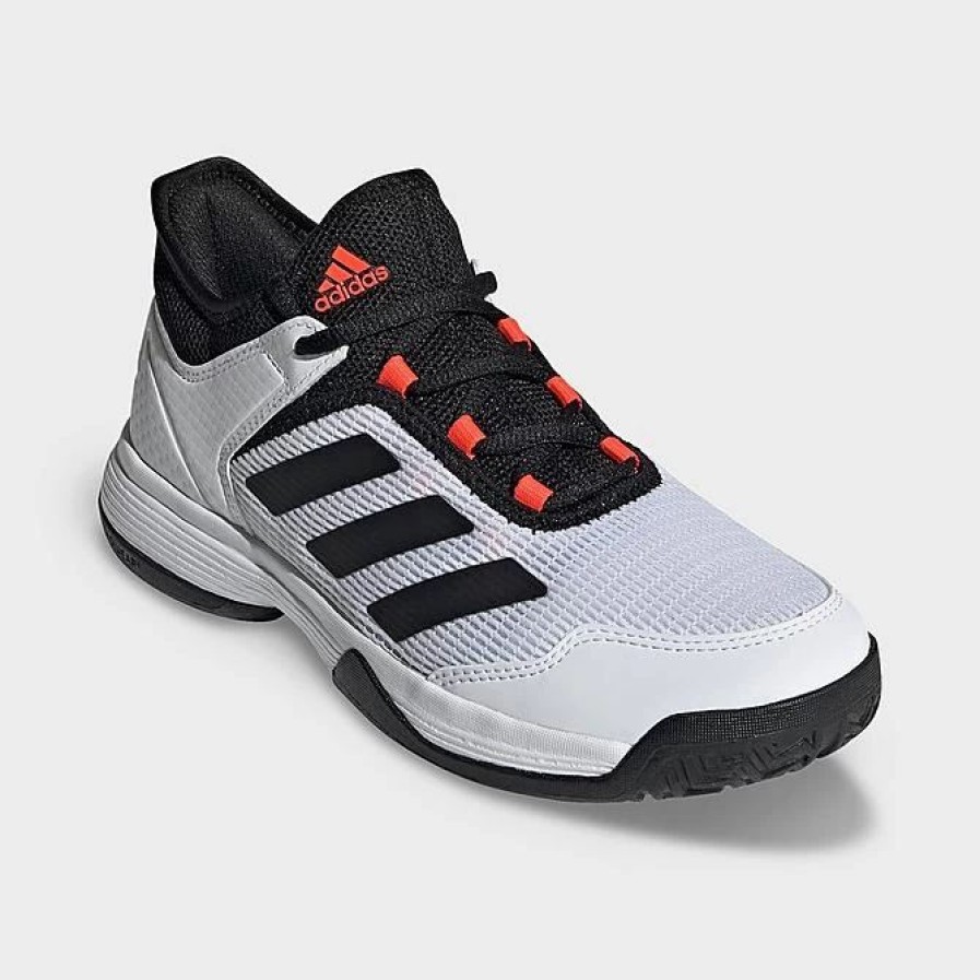 Kids * | Big Kids' Adidas Ubersonic 4 Kids Tennis Shoes White/Black/Solar Red Gw2997 100