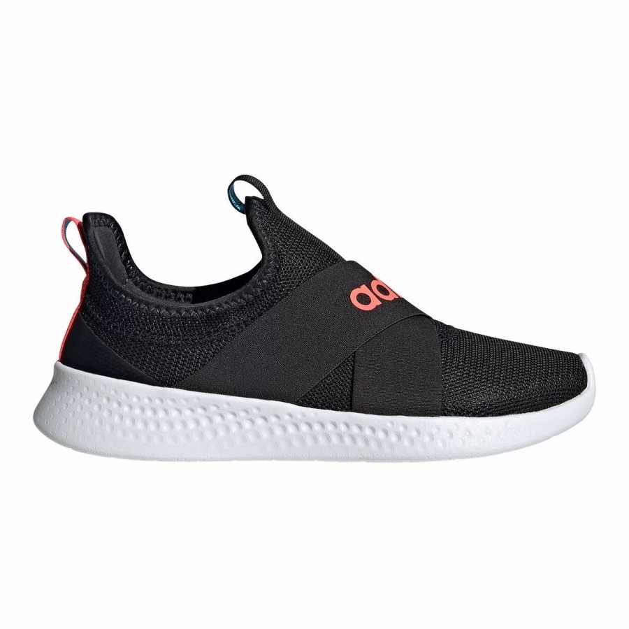 Shoes * | Adidas Women'S Puremotion Adapt Shoes Sneakers Running Laceless Cushioned Coreblack/Coreblack/Turbo