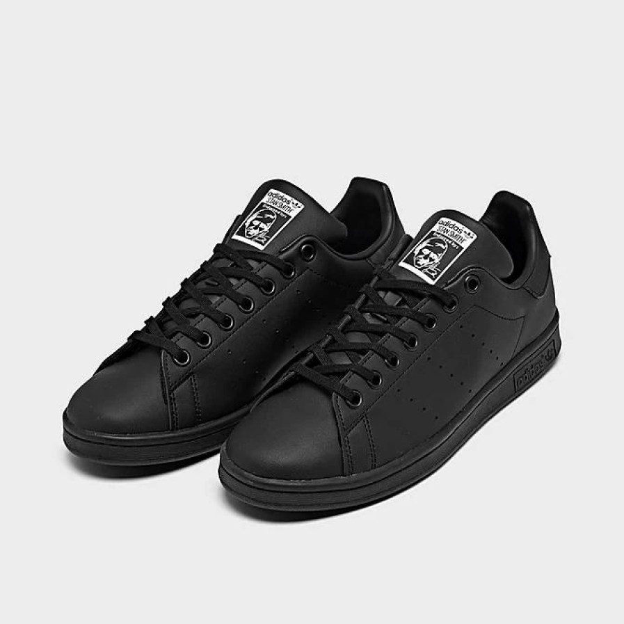 Kids * | Big Kids' Adidas Originals Stan Smith Casual Shoes Core Black/Core Black/Cloud White Fx7523 001