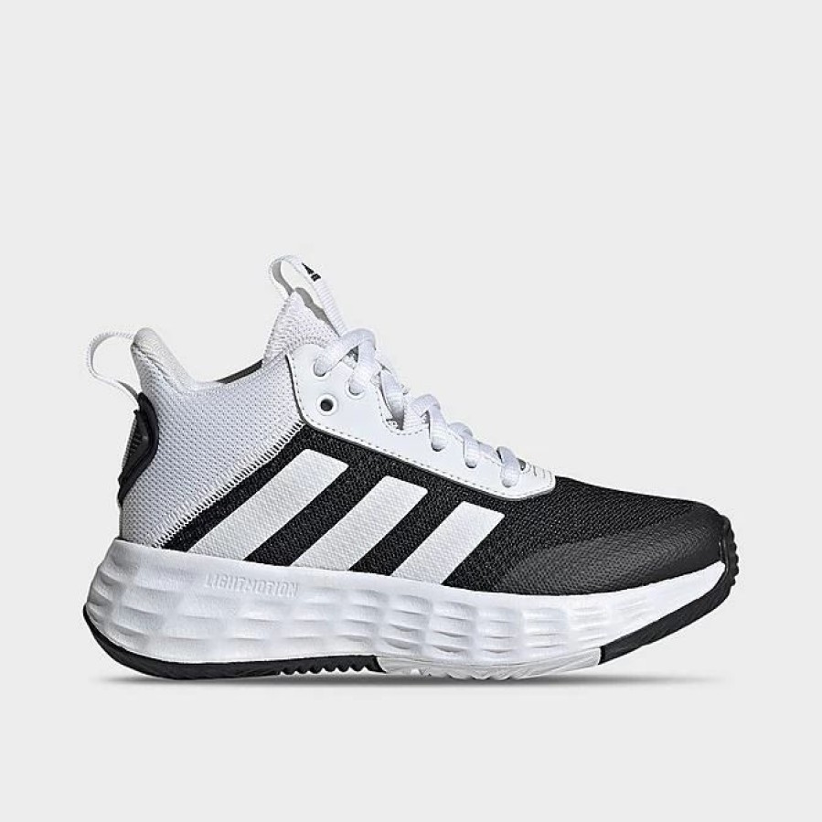 Kids * | Big Kids' Adidas Ownthegame 2.0 Basketball Shoes Core Black/Cloud White/Core Black Gw1552 001