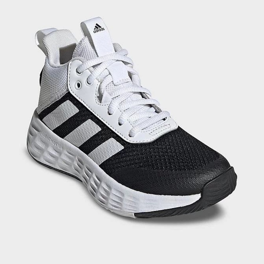 Kids * | Big Kids' Adidas Ownthegame 2.0 Basketball Shoes Core Black/Cloud White/Core Black Gw1552 001