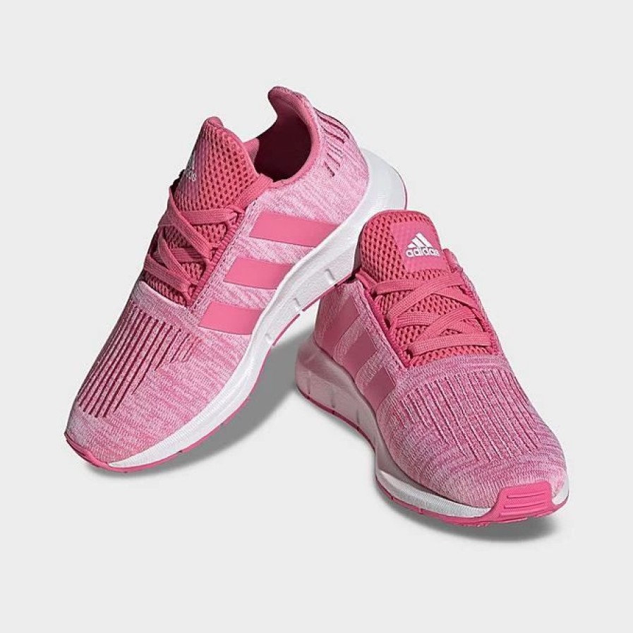 Kids * | Little Kids' Adidas Swift Run 1.0 Casual Shoes Pink/White If2966 660