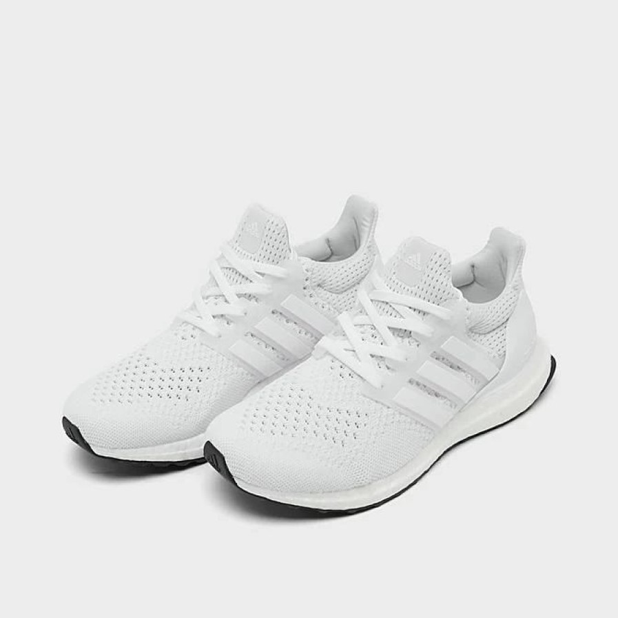 Kids * | Big Kids' Adidas Ultraboost 1.0 Running Shoes Cloud White/Cloud White/Cloud White Hq2163 100