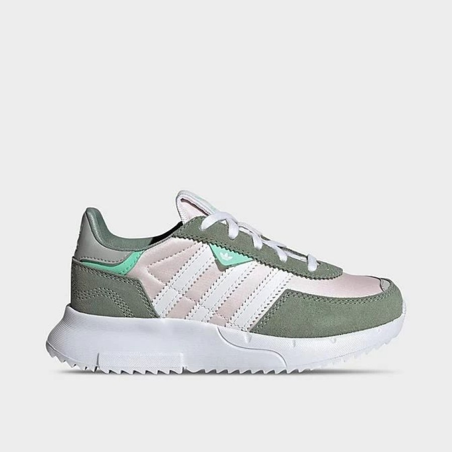 Kids * | Little Kids' Adidas Originals Retropy F2 Casual Shoes Almost Pink/Footwear White/Silver Green Hq1540 684