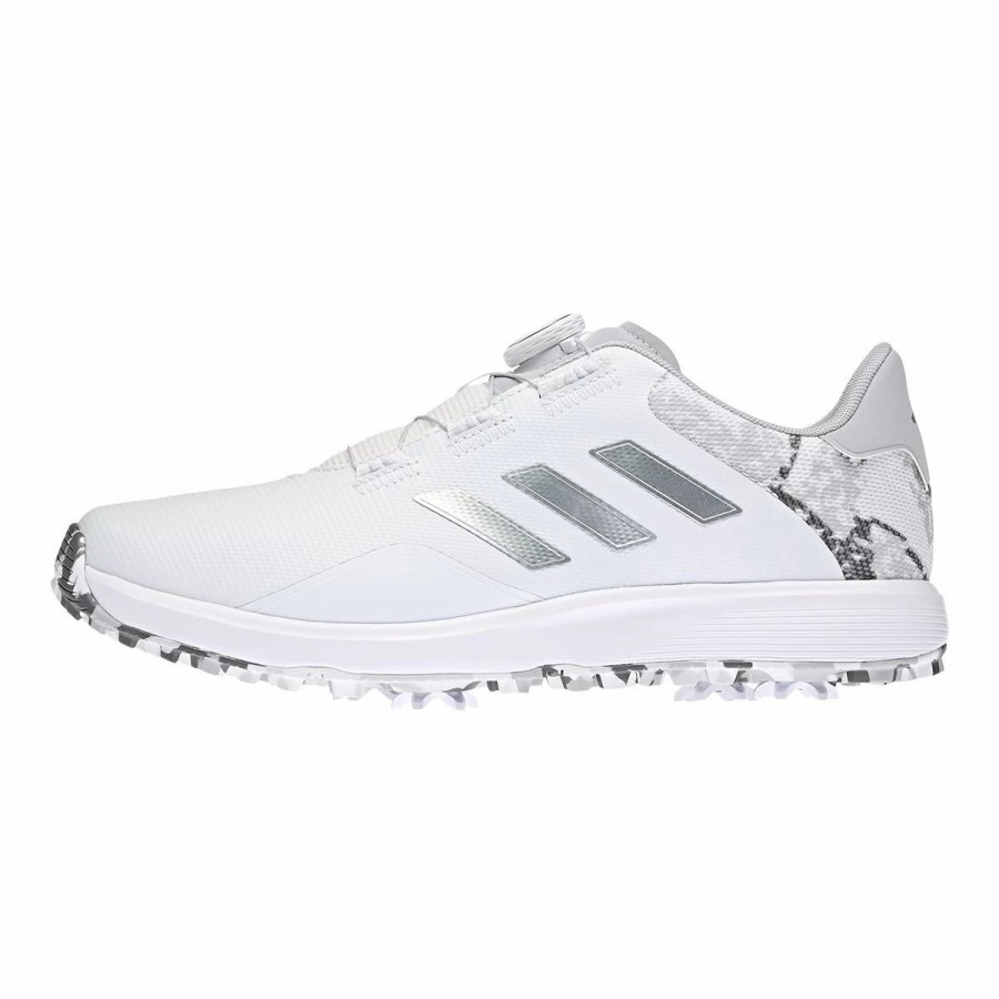 Shoes * | Adidas Golf Men'S S2G Boa Shoes Ftwrwhite/Matsilver/Greytwo