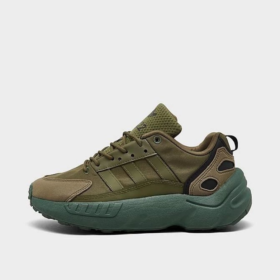 Kids * | Big Kids' Adidas Originals Zx22 Boost Casual Shoes Focus Olive/Green Oxide/Core Black Gz6699 314