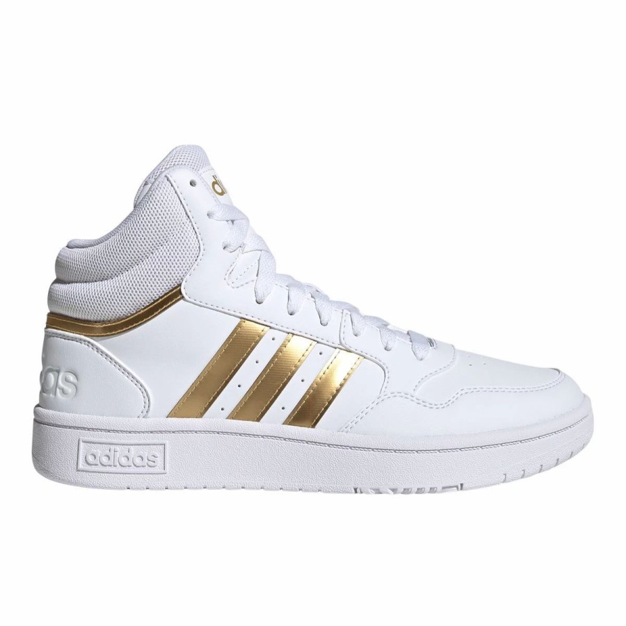 Shoes * | Adidas Women'S Hoops 3.0 Id Shoes Ftwwht/Ftwwht/Gretwo