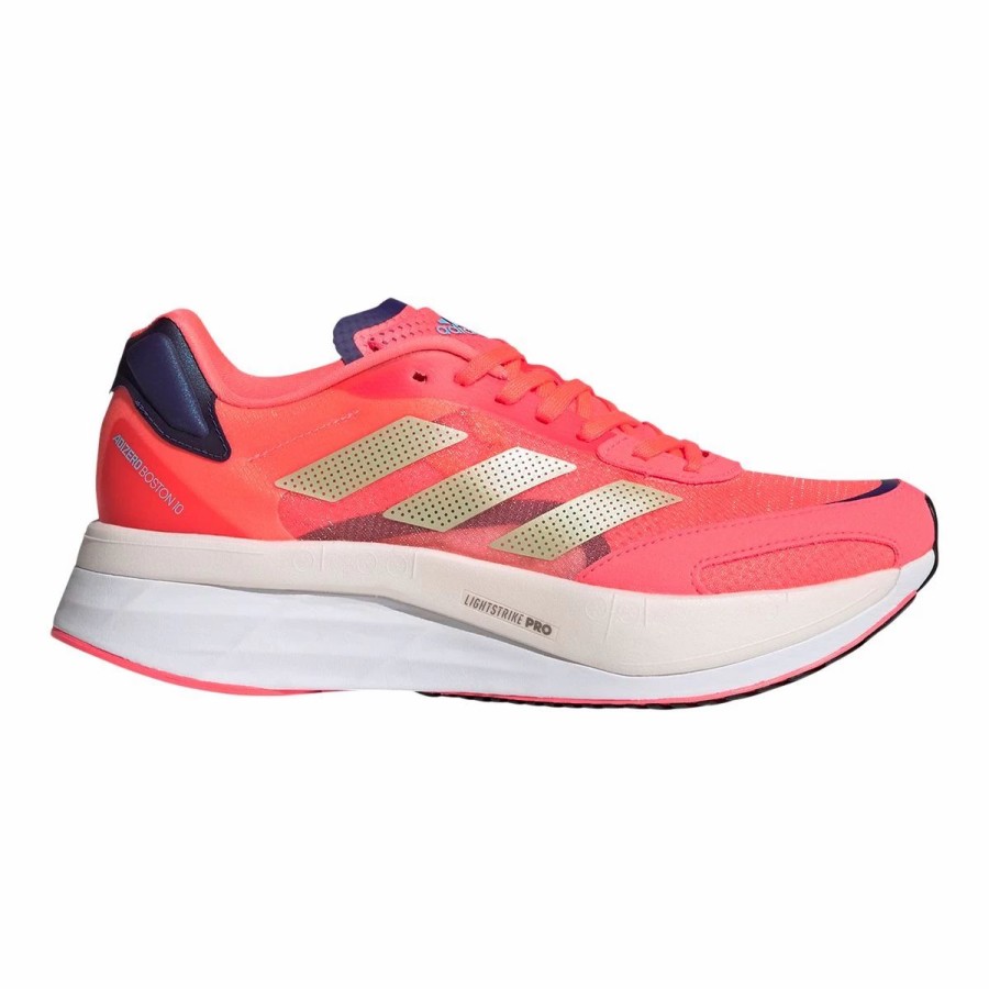 Shoes * | Adidas Women'S Adizero Boston 10 Running Shoes Turbo/Sabemt/Legind