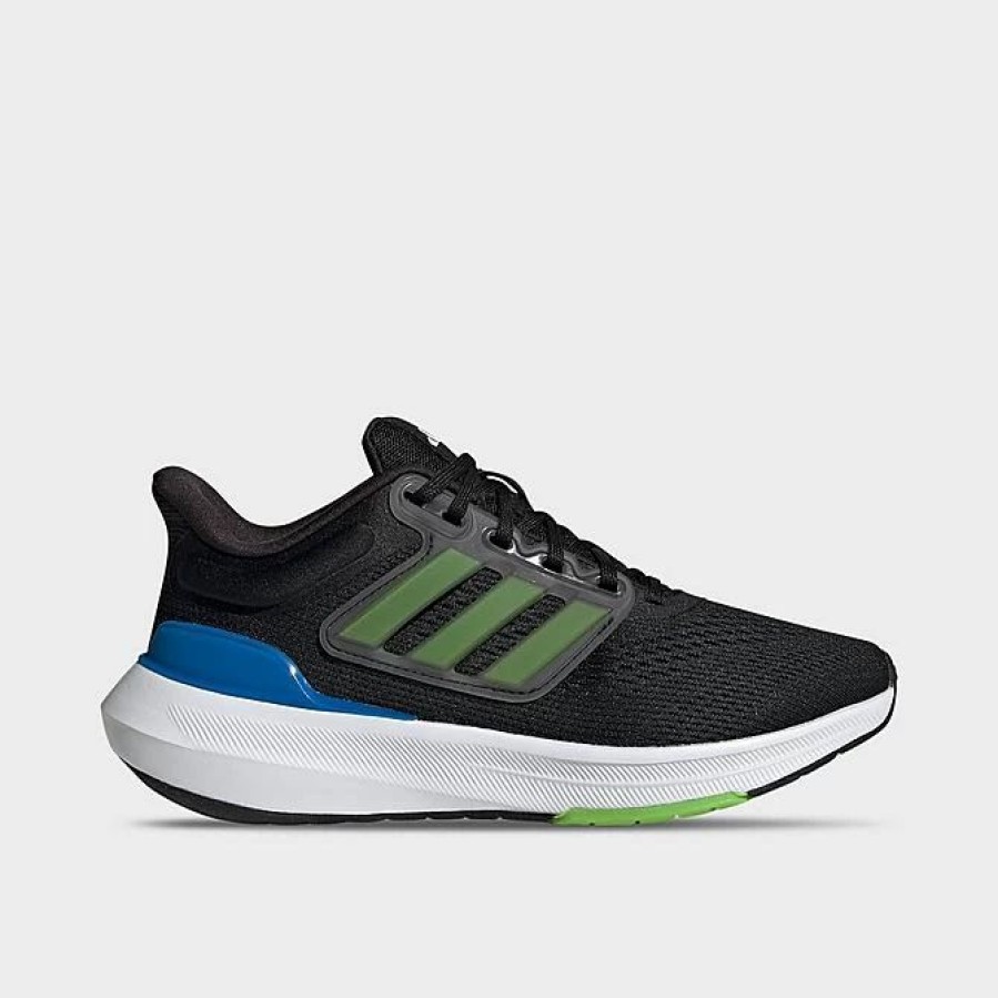 Kids * | Big Kids' Adidas Ultrabounce Running Shoes Core Black/Lucid Lime/Cloud White Ig5398 001