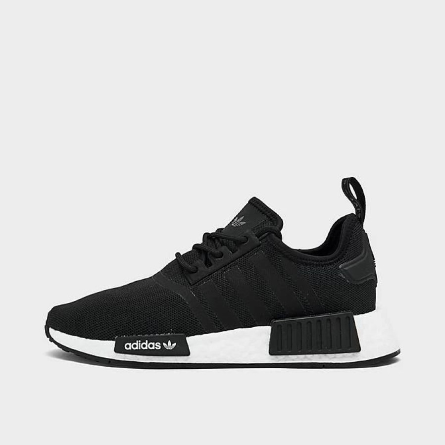 Kids * | Big Kids' Adidas Originals Nmd_R1 Refined Casual Shoes Core Black/Core Black/Cloud White H02333 001