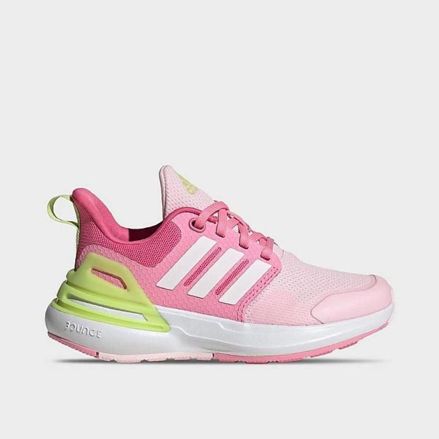 Kids * | Little Kids' Adidas Rapidasport Bounce Sport Lace Casual Shoes Clear Pink/Cloud White/Bliss Pink Id2385P 672