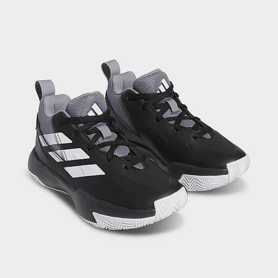 Kids * | Little Kids' Adidas Cross Em Up Select Basketball Shoes Core Black/Cloud White/Grey Three Ie9244P 001