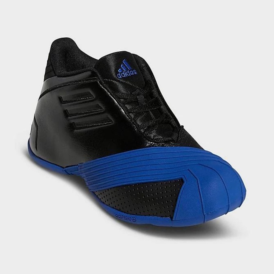 Kids * | Big Kids' Adidas T-Mac 1 Basketball Shoes Black/Team Royal Blue/Black Gv7011 001