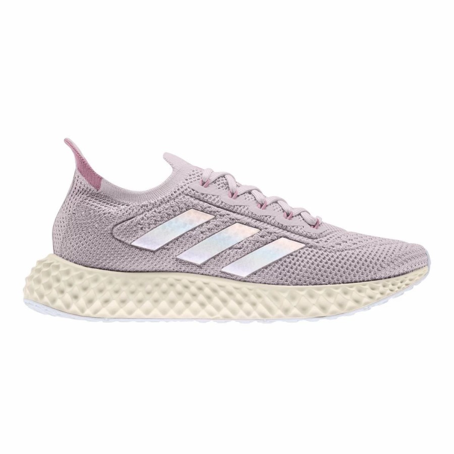 Shoes * | Adidas Women'S 4D Fwd Ice Running Shoes Purpl/White/Pink