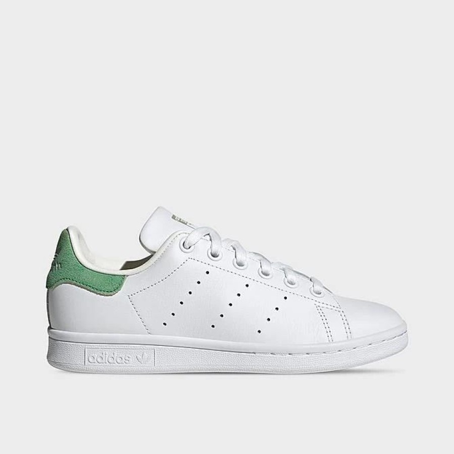 Kids * | Big Kids' Adidas Originals Stan Smith Recycled Casual Shoes White/Green Hq1854 100