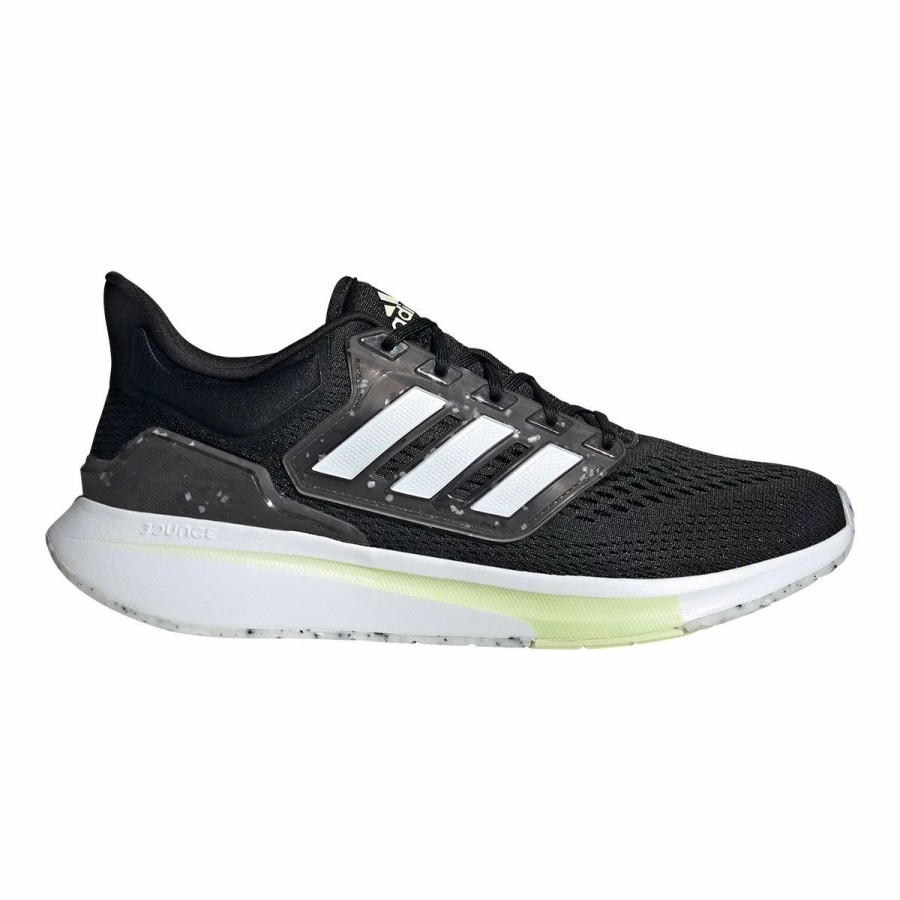 Shoes * | Adidas Men'S Eq21 Run Running Shoes Cblack/Ftwwht/Almlim