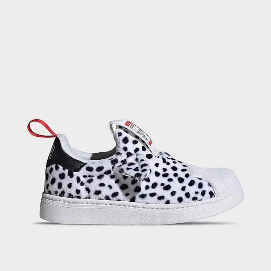 Kids * | Little Kids' Adidas Originals X Disney 101 Dalmatians Superstar 360 Casual Shoes Cloud White/Core Black/Red Id9712 100