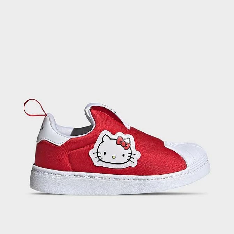 Kids * | Girls' Little Kids' Adidas Originals X Hello Kitty Superstar 360 Casual Shoes Vivid Red/Cloud White/Core Black Gy9211 626