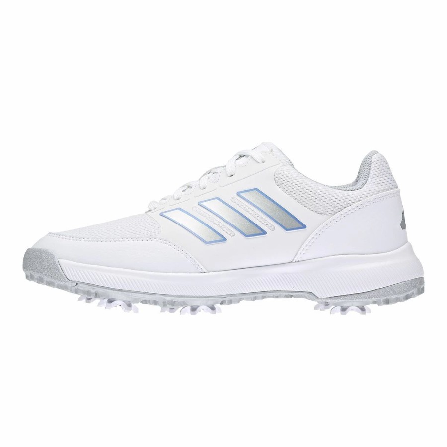 Shoes * | Adidas Golf Women'S Tech Response 3.0 Shoes Ftwrwhite/Silvermet/Bluefusio