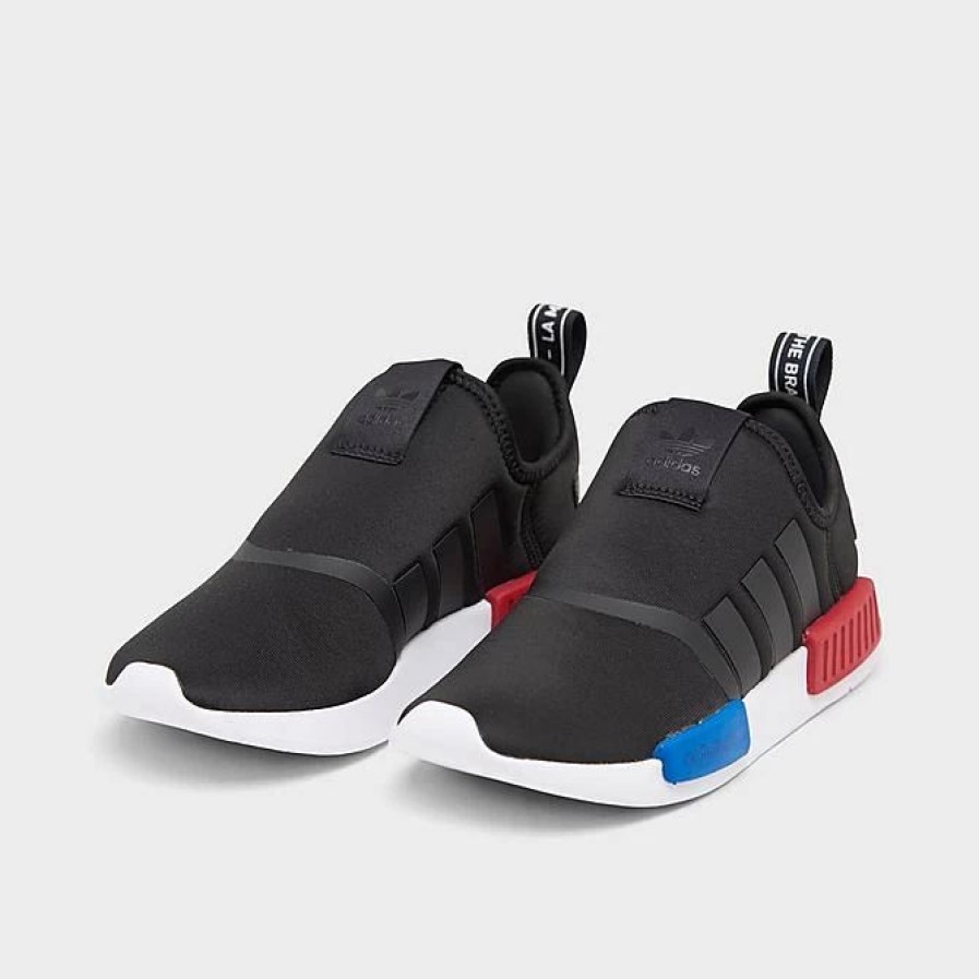 Kids * | Little Kids' Adidas Originals Nmd 360 Casual Shoes Core Black/Footwear White/Scarlet Gy9147 001