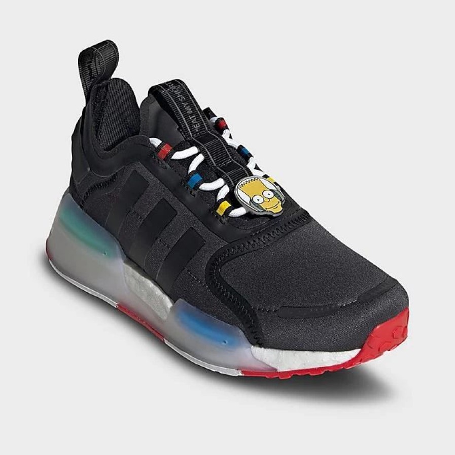 Kids * | Big Kids' Adidas Originals X The Simpsons Nmd_V3 Casual Shoes Grey Six/Core Black/Cloud White Gy4295 099