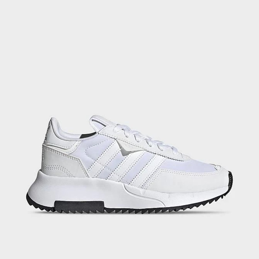 Kids * | Big Kids' Adidas Originals Retropy F2 Casual Shoes White/White/Black Gw3313 100