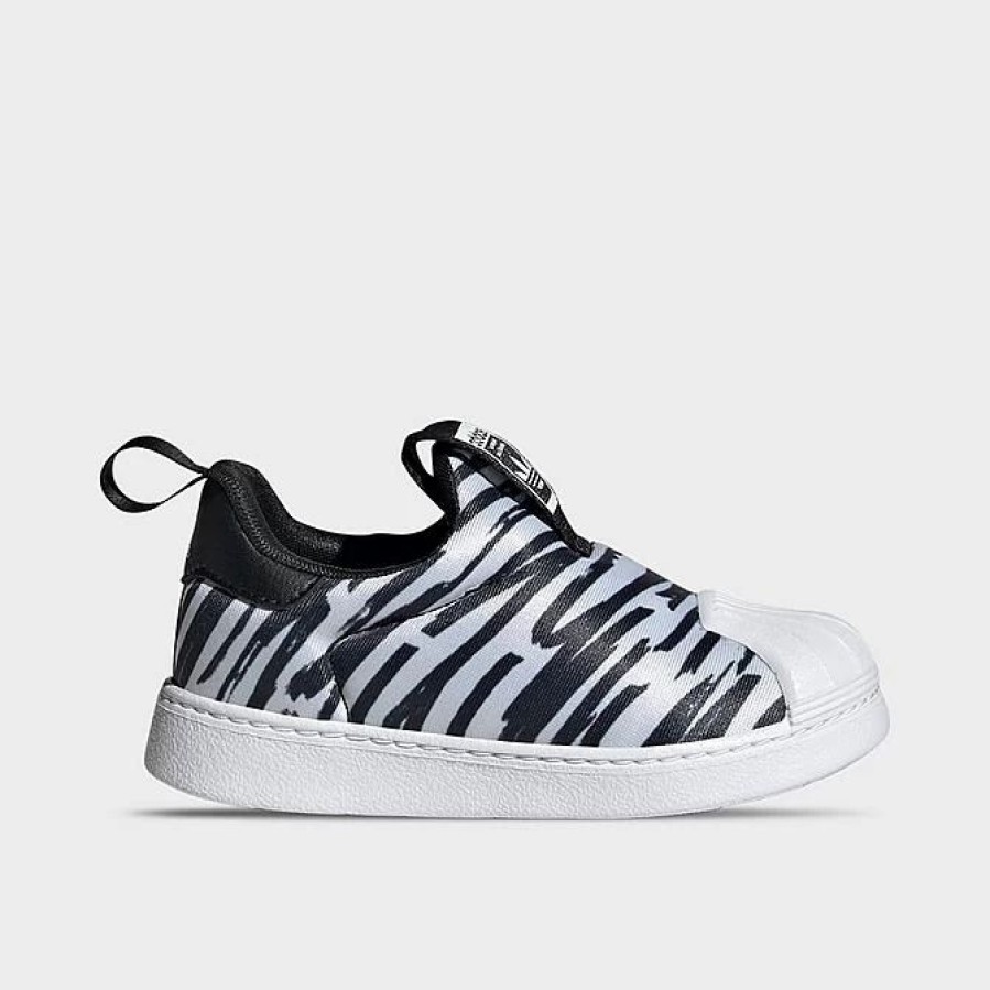 Kids * | Kids' Toddler Adidas Originals Superstar 360 Animal Print Casual Shoes Black/White/Black Hq4062 001