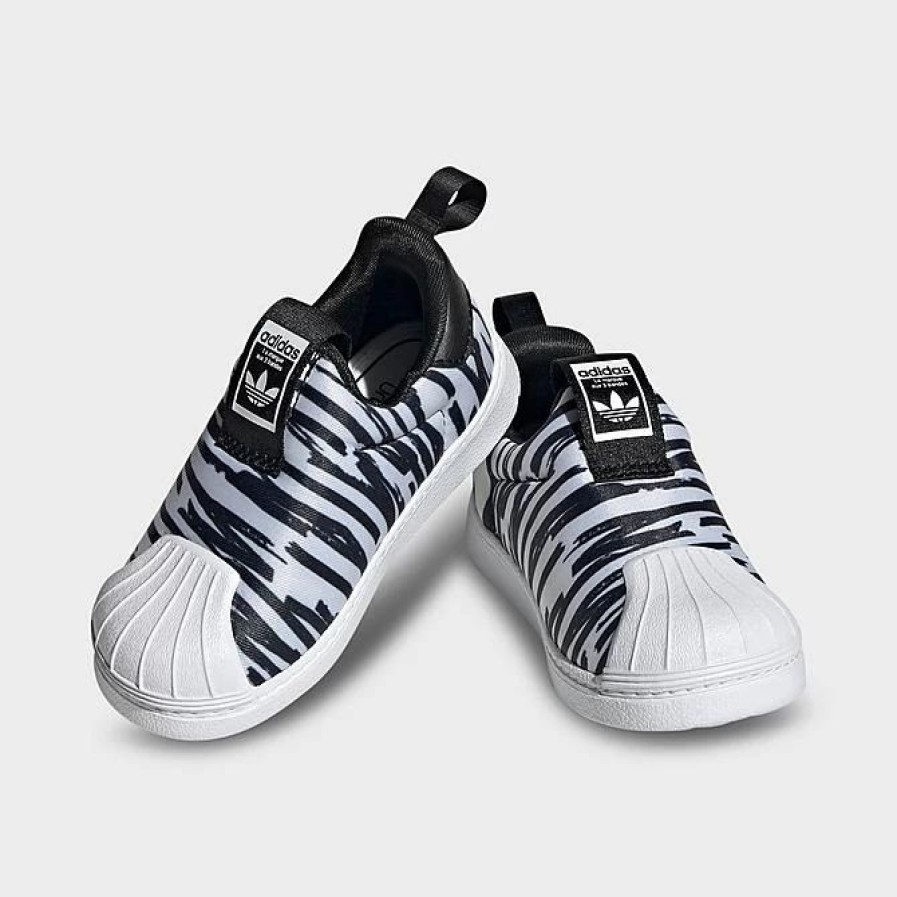 Kids * | Kids' Toddler Adidas Originals Superstar 360 Animal Print Casual Shoes Black/White/Black Hq4062 001