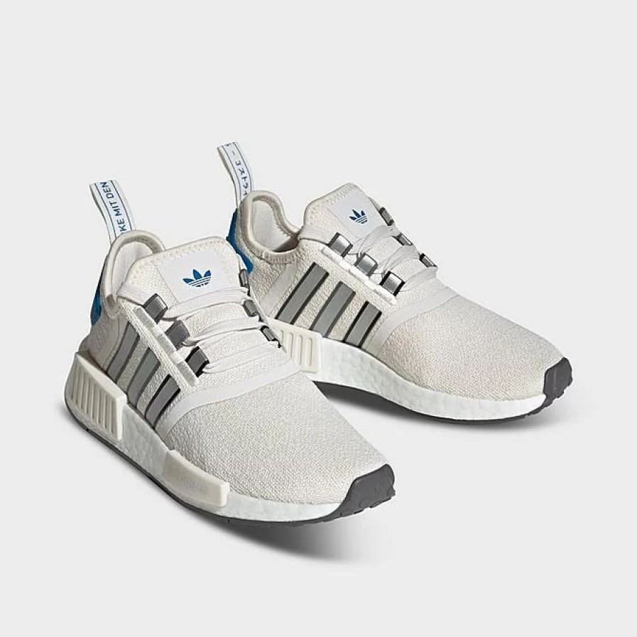 Kids * | Big Kids' Adidas Originals Nmd R1 Casual Shoes White/Black/White Ig3374 100