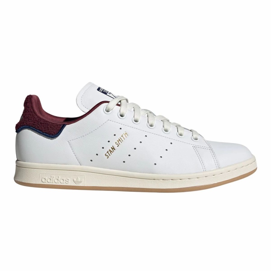 Shoes * | Adidas Men'S Stan Smith Shoes White/Red