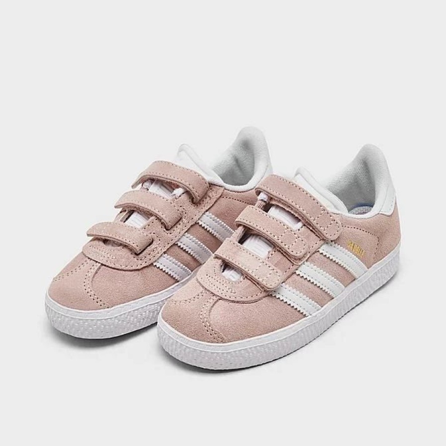 Kids * | Kids' Toddler Adidas Originals Gazelle Casual Shoes Icy Pink/Cloud White/Cloud White Ah2229 682