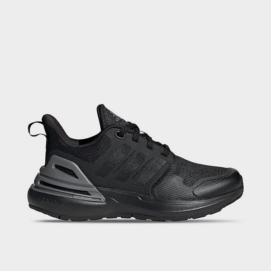 Kids * | Little Kids' Adidas Rapidasport Bounce Sport Lace Casual Shoes Core Black/Core Black/Iron Metallic Hp6125P 001