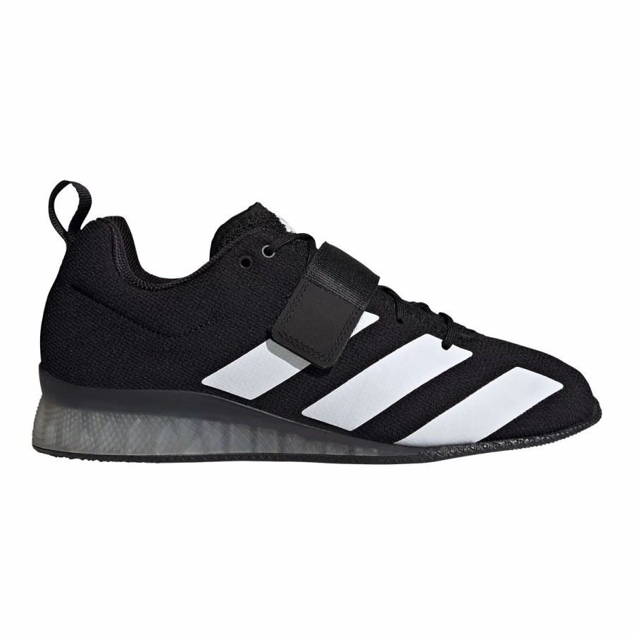 Shoes * | Adidas Men'S Adipower Weightlifting Ii Training Shoes Velcro Cblack/Ftwwht/Ftwwht